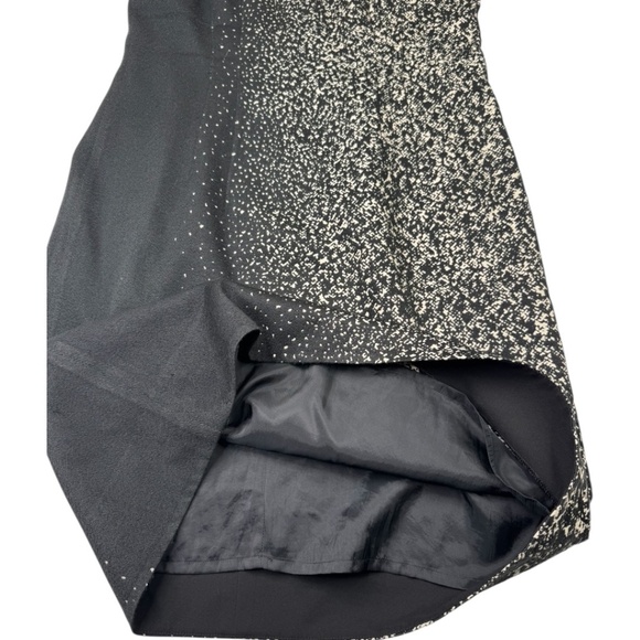 Lafayette 148 Sheath Black Ivory Dress - Picture 10 of 16